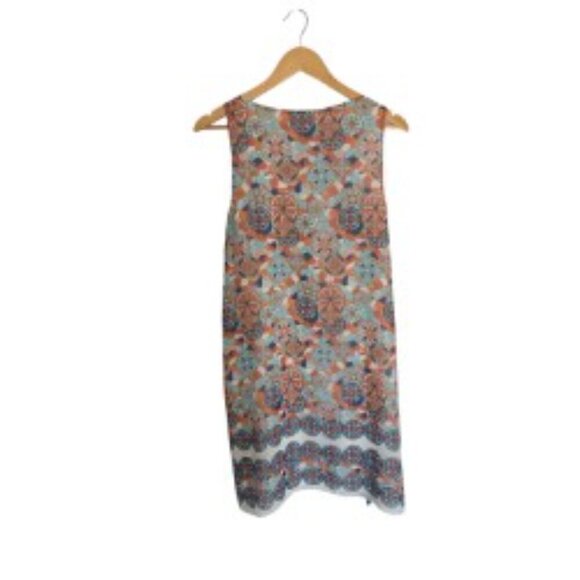 Max Studio Sleeveless Mosaic Print Dress Large - Picture 4 of 5